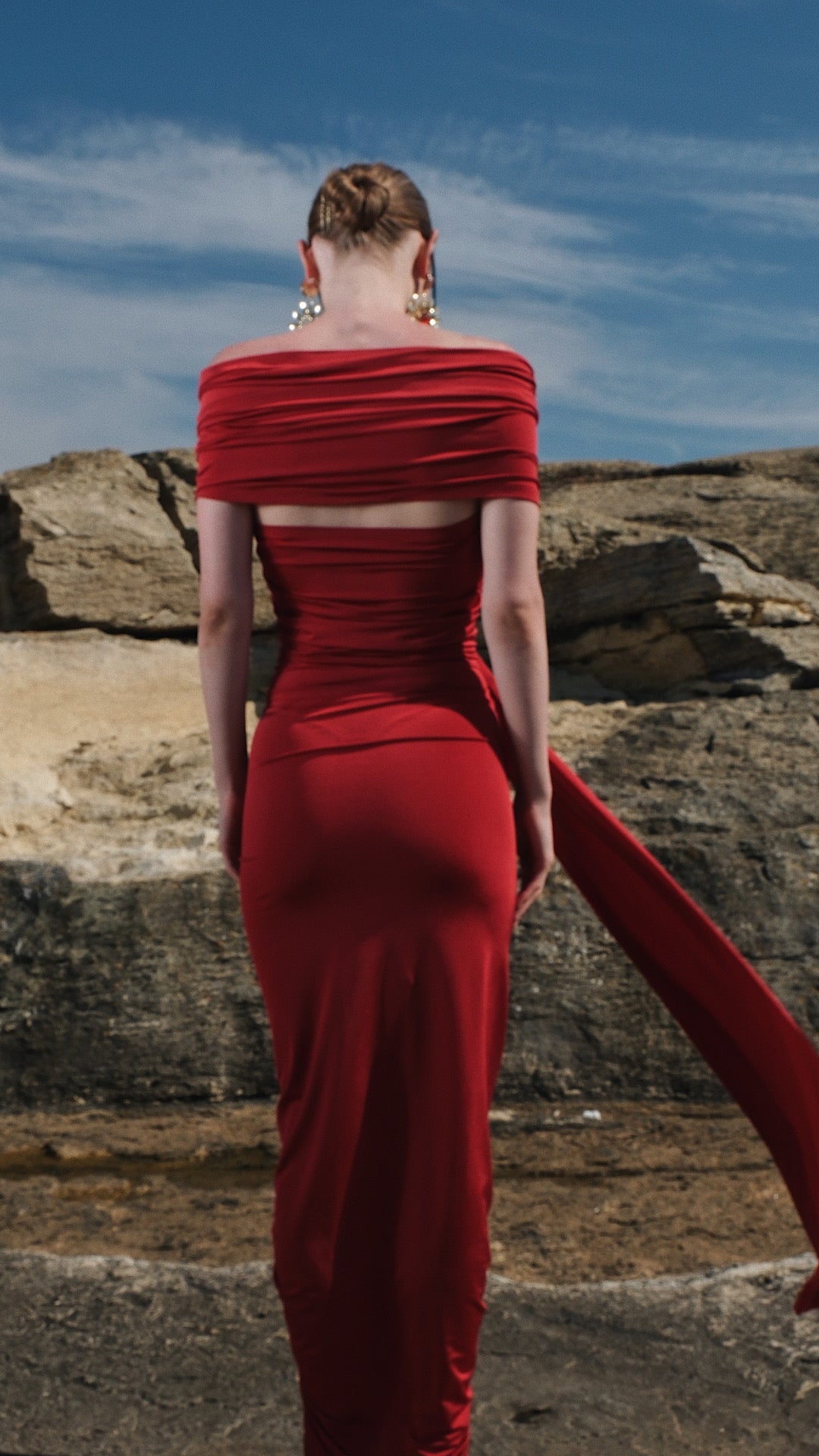 Vivien Elbise Kırmızı